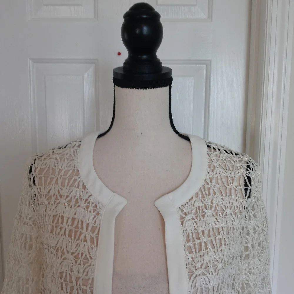 Milly Raffia Netting Cocktail Coat